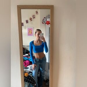 Shein Blue Cropped top